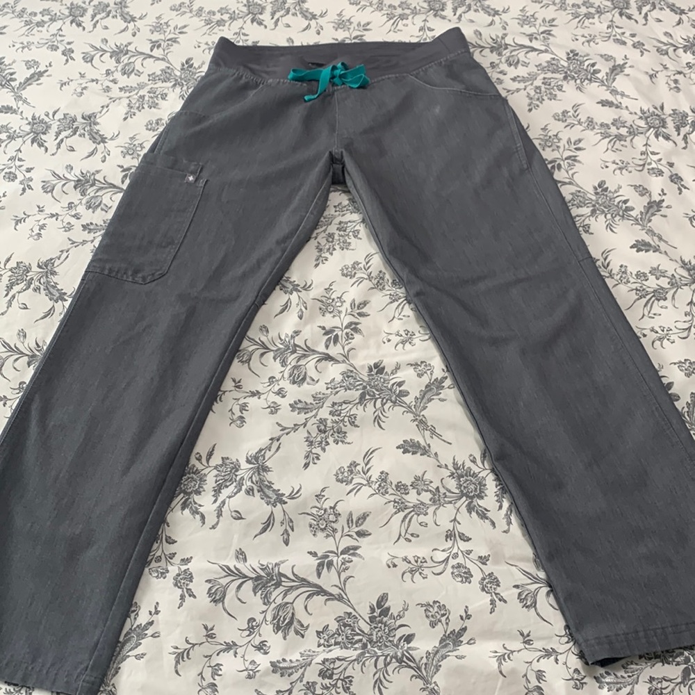 FIGS graphite Livingston scrub pants